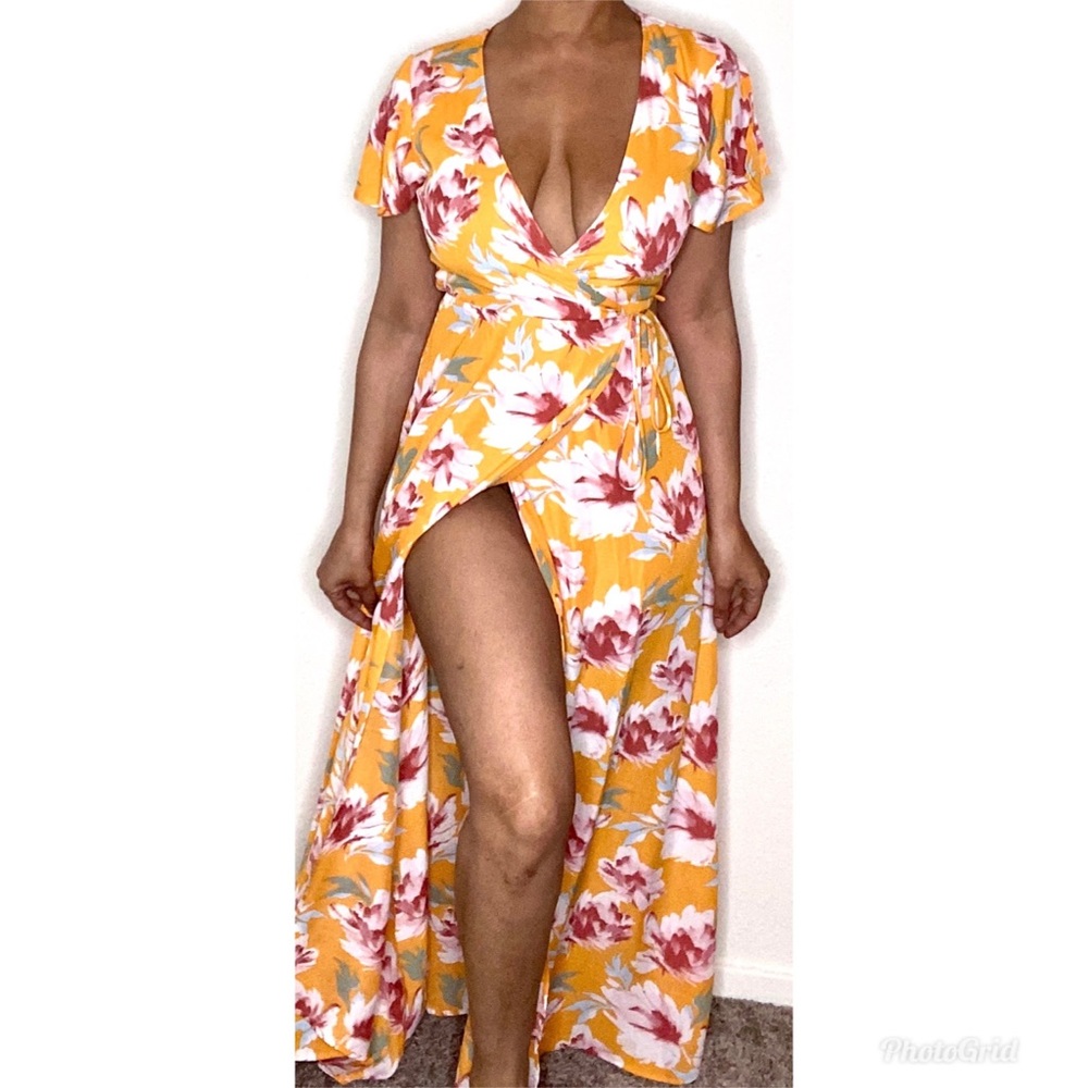 Wrap around dress